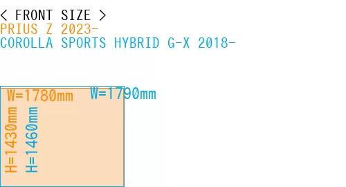 #PRIUS Z 2023- + COROLLA SPORTS HYBRID G-X 2018-